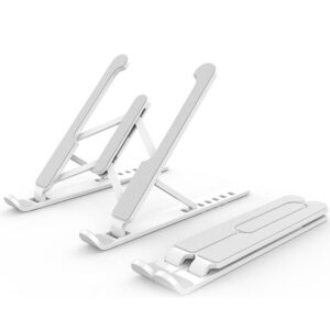 Laptop Riser Stand - Portable ,Foldable (Various Options) - White
